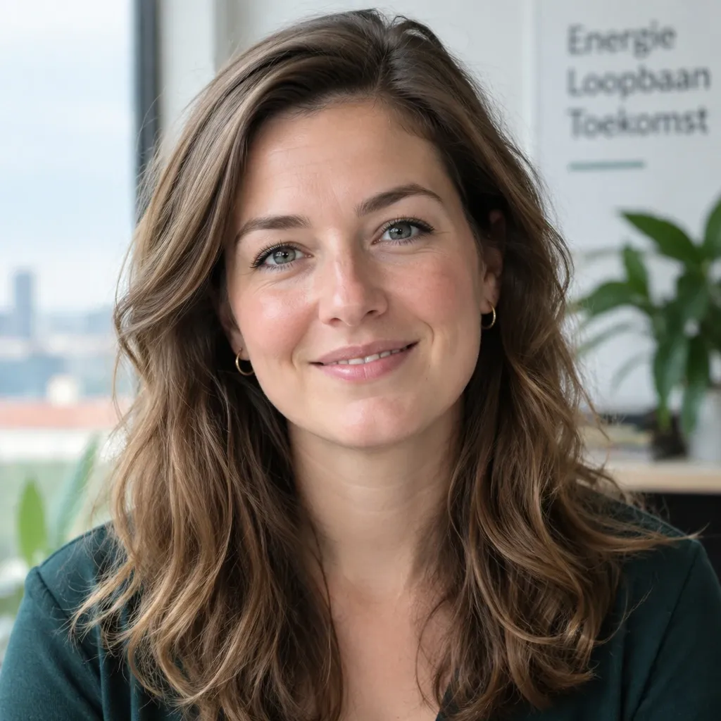 Geïllustreerd portret van Sanne de Vries, redacteur bij Yesc